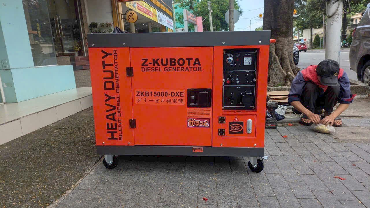 Máy Phát Điện Dầu 10kw ZKUBOTA 15000DXE - Ảnh 3